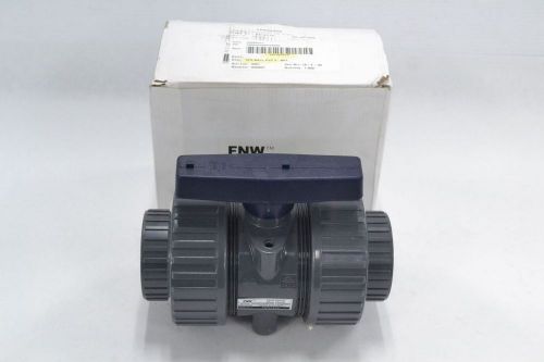 New fnw fnw340ek true union ptfe seat epdm pvc 2 in npt ball valve b348279 for sale