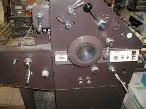 A.B. DICK 9880 2 COLOR PRESS SHOWROOM CONDITION