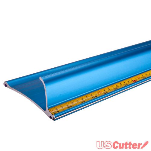 31&#034; Aluminum Big Foot Safety Ruler Graphics Crafts Vinyl Cutting Trimming Tool