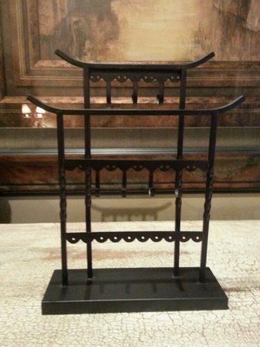 Multi-Purpose Earring Jewelry Display Stand Holder Metal Bronze organizer