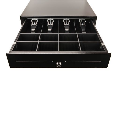 Hanasis POS Cash Drawer with Money Tray, Lock, and Key