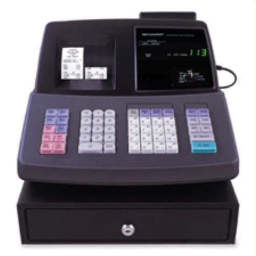 Sharp XEA507 Cash Register, 7000 PLU,40 Clerks,99 depts, Thermal Print w/warrant