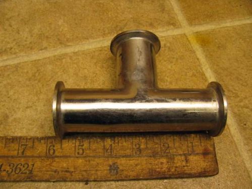 1 1/2&#034; Stainless Steel Tee Milker Pipe Vacuum Line Milk Machine Fitting