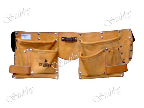 lot of two(2) HIGH QUALITY TOOL BAG BRAND NEW 10 POCKET LEATHER TOOL BAG