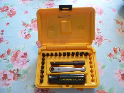 Chapman Slotted Screwdriver Kit No 9600; Gunsmith, Horology, Model Engineering