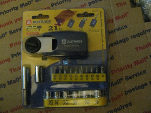 RATCHET BY ALLTRADE 21 PC POCKET 1/4 INCH DRIVE RATCHET 320389