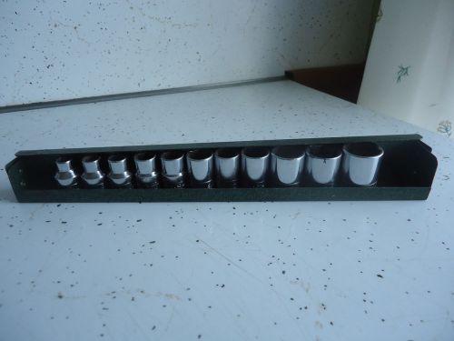 11 Pcs. Socket Set - Metric