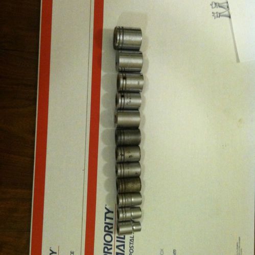 proto tools 1/2 drive shallow socket set