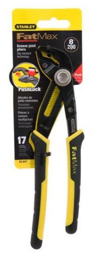 Stanley 8&#034; fatmax push-lock groove joint pliers, 84-647 for sale
