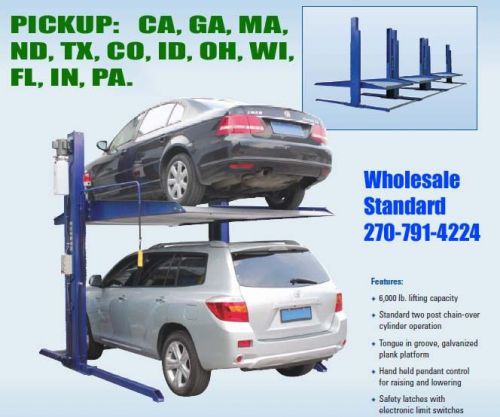 6000lb tp6k-ss commercial grade parking lift 6,000 lb. capacity hoist jack for sale