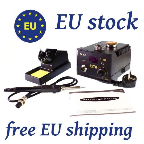 937D Solder Soldering Iron Station, EU stock, FREE EU shipping