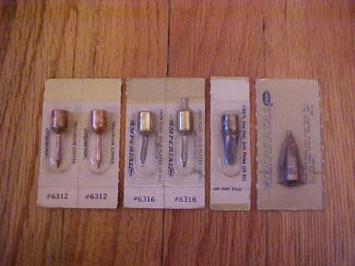 UNGAR IMPERIAL 6 PCS. THREAD-ON SOLDERING TIPS - 6312 - 6316 - 6474 - 6480