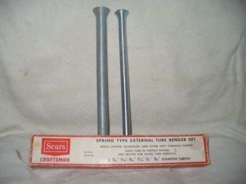 Sears Craftsman Spring Type External Tube Bender Set (3 PCS)