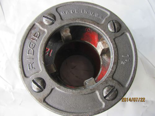 Ridgid 1&#034;1/2 pipe die used