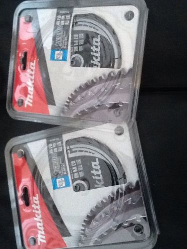 Two Makita Saw Blades 165mm X 20 Mm Brand New Low Start Bid