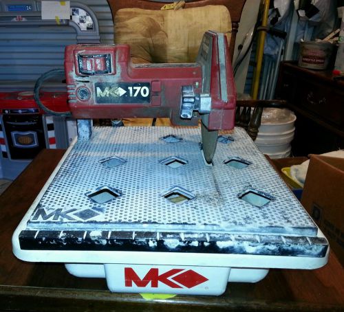 Mk diamond 170 tile saw