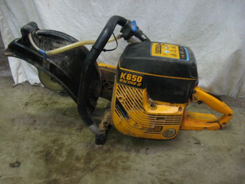 PARTNER K650 ACTIVE IlI DISC CUTTER CONCRETE CUT OFF STONE SAW Spares or Repair