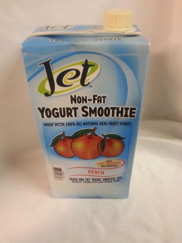 JET NON FAT YOGURT  SMOOTHIE PEACH