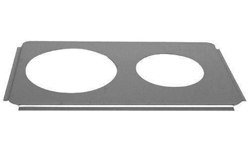 1pc stainless steel steam table adaptor adapter plate 6-1/2&#034; &amp; 8-1/2&#034; holes new for sale