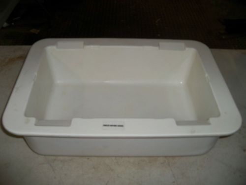 Carlisle  CM104202 White 6&#034; Deep Full-Size Cold Master Cold Food Pan