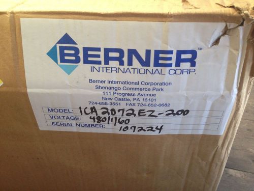 Berner Electric Heated (28Kw) Air Curtain 72&#034;