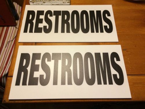 Restroom Signs