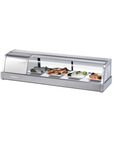 NEW Turbo Air 4ft Sakura-50 Refrigerated Countertop Sushi Case!!