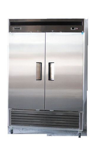 BISON 2 DOOR STAINLESS STEEL FREEZER ,  BRF-46 ,FREE SHIPPING!!!