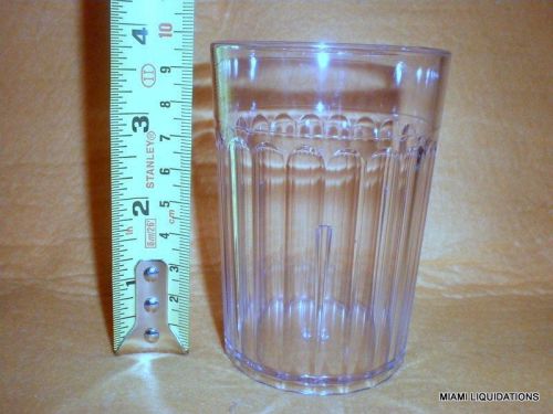 Lot of 72 8oz bistro tumbler carlisle 302-1108-07  clear fluted for sale