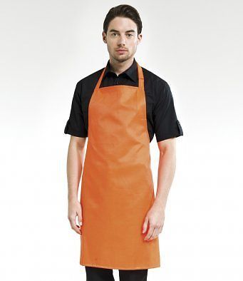 PREMIER ELECTRIC BIB APRON (PR153) - COOKING CATERING - 4 NEON COLOURS