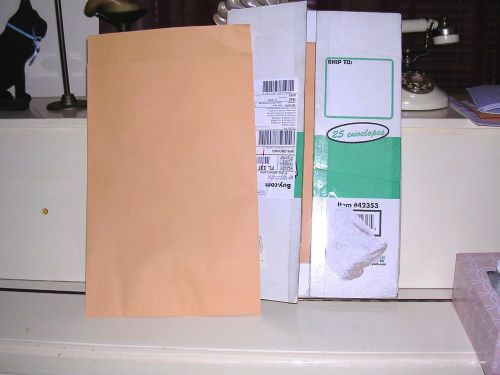 15 quality park jumbo catalog envelopes 28 lb, 12-1/2&#034;x18-1/2&#034; (i have used 10) for sale