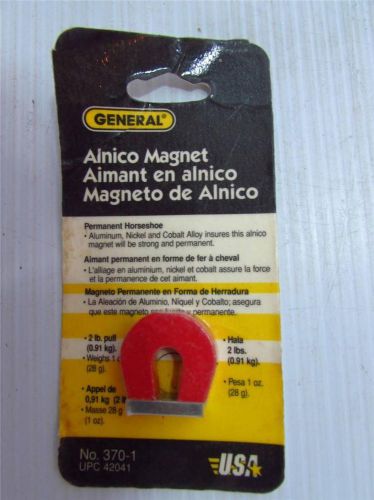 NEW! General Alnico Magnet No. 370-1. Free Shipping!