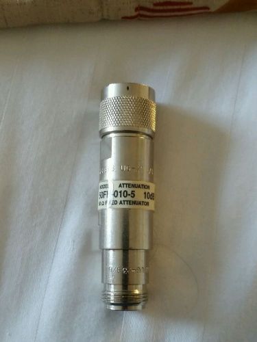 JFW 50FH-010-5  10dbType N FIXED ATTENUATOR MALE-FEMALE M-F