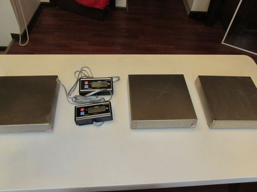 3 Avery Berkel Wiegh-Tronix Scales 6710 POS Grocery Salad Retail &amp; 2 Power cords