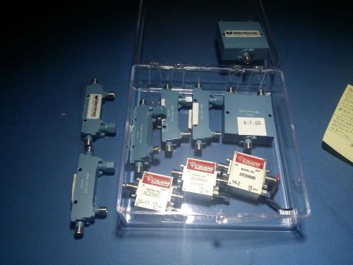 Couplers, Splitters, Amplifiers Lot (10) items  Merrimac , Cougar Components