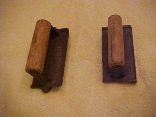 VINTAGE CAST IRON CONCRETE MORTAR EDGER FINISHING TOOLS DRESDEN