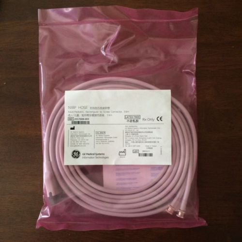 GE 2017008-003 NIBP Hose Adult/ Pediatric, Retangular to Screw Connector, 3.6m