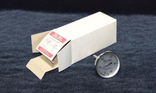 TEL-TRU Thermometer – LN 250 - 2.5 “ – NOS – Lab Equipment