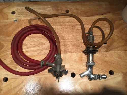 Beverage Beer Tap Soda Dispensing System Draft Keg Coupler And Tap