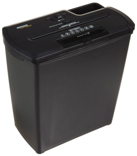 Strip-Cut Paper Shredder 8-Sheet CD Credit Card w/ Basket Office Shredding Home