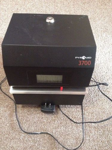 Pyramid Technologies 3700 Heavy Duty Time Card Punch Clock