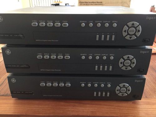 GE Security Interlogix Digital Video Recorder Digia II - Three Total