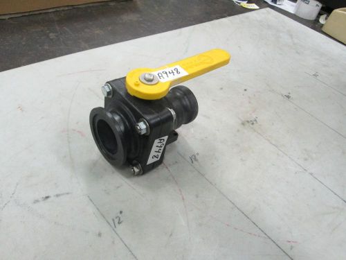 Banjo ibc polypropylene ball valve #tpvsf211 2&#034; poly valve w/male adapter new for sale