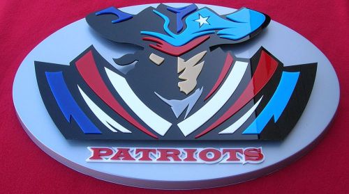 3d patriots football man cave art school 3-d brady soccer new boston super bowl for sale