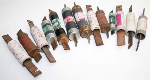 Vtg INDUSTRIAL FUSE LOT buss decor big huge steampunk factory machine age 60s