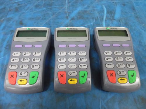 LOT OF 3 VERIFONE PINPAD MN:100SE PN: P003-180-02-US