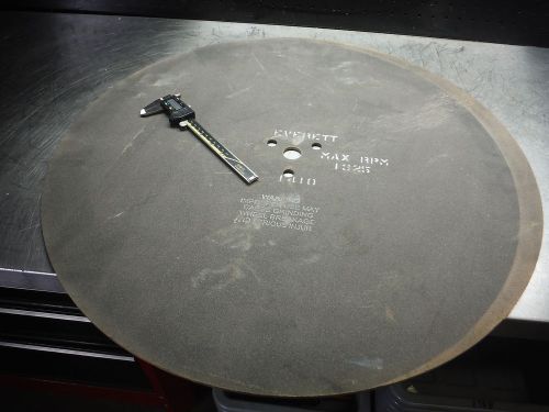 EVERETT 1&#034; ARBOR CUTOFF DISC 26&#034; OD .16&#034; THICKNESS 1410  (LOC1415) TS13