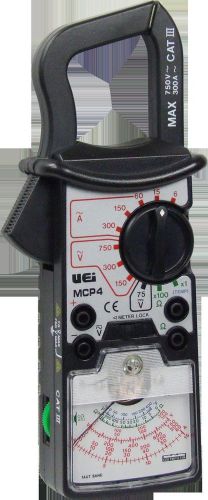 UEi MCP4 Analog Clamp Meter, 300 Amps AC, 750 Volts AC, Resistance to 1000 ohms