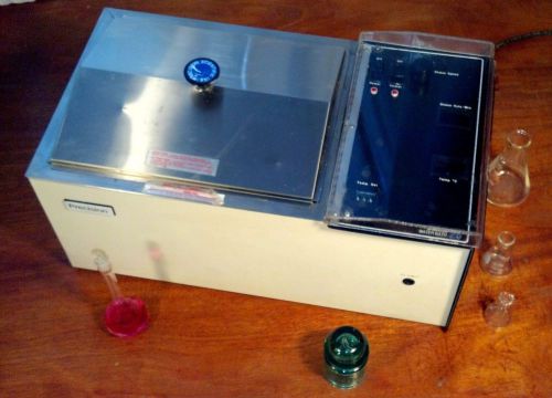 Shaking water bath, precision 25, ss lid, var speed,16 l, sample holder, clips for sale