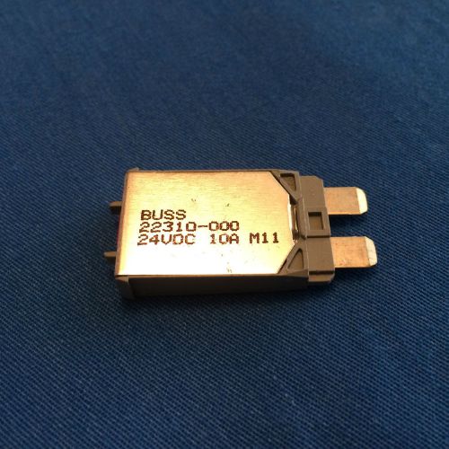 Buss 24vdc 10 amp sae j553 type iii atc/ato modified reset fuse breaker for sale